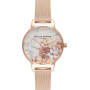 Olivia Burton Marble Florals Ionic Rose Gold Plated Steel