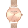 Olivia Burton Sunray Dial Ionic Rose Gold Plated Steel watch