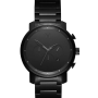 MVMT Mens Black Link Chrono watch