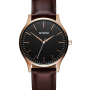 MVMT Mens Rose Gold Brown 40 Series watch