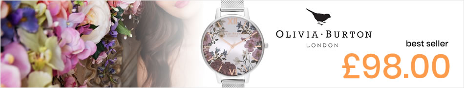 Olivia Burton British Blooms Stainless Steel watch